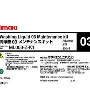 Washing Liquid 03 Maintenance Kit (200ml bottle)