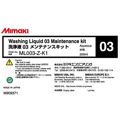 Washing Liquid 03 Maintenance Kit (200ml bottle)
