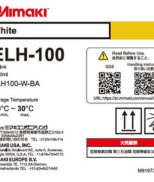 Mimaki ELH-100  UV Ink