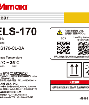 Mimaki ELS-170 UV Ink