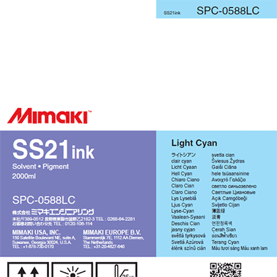 Mimaki SS21 - Eco-Solvent Ink