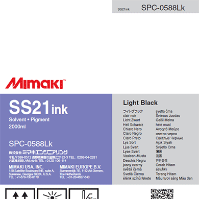 Mimaki SS21 - Eco-Solvent Ink