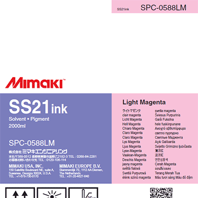 Mimaki SS21 - Eco-Solvent Ink