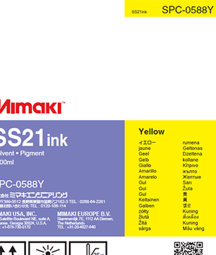 Mimaki SS21 - Eco-Solvent Ink