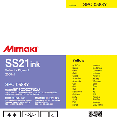 Mimaki SS21 - Eco-Solvent Ink