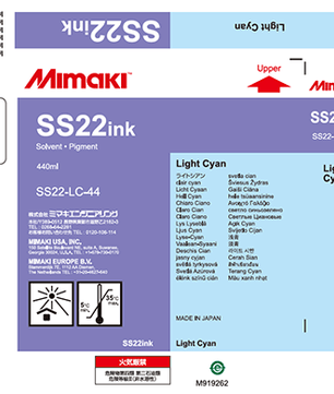 Mimaki SS22 Solvent ink