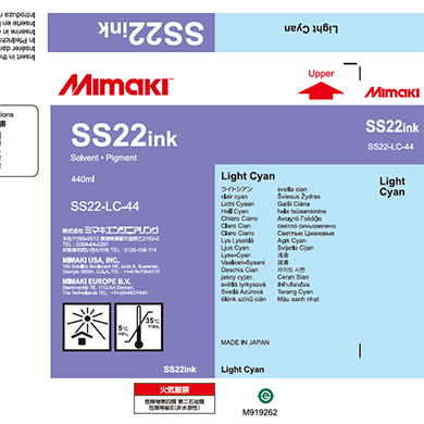 Mimaki SS22 Solvent ink