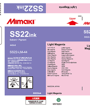 Mimaki SS22 Solvent ink