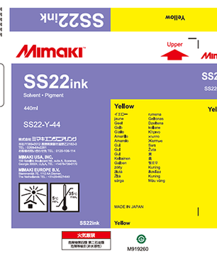 Mimaki SS22 Solvent ink