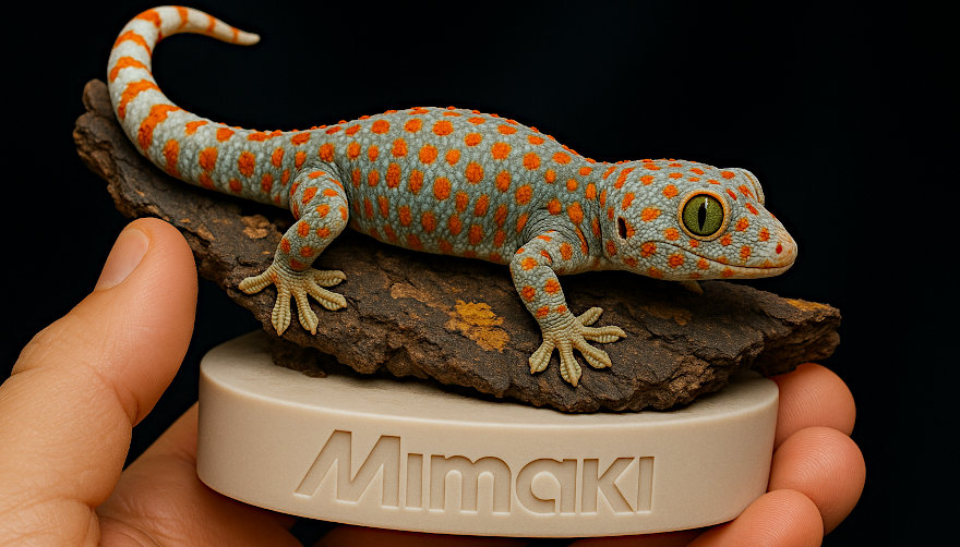 3D printed lizard